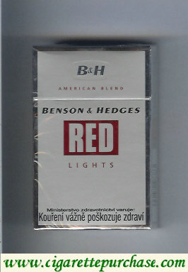 Benson Hedges Red Lights cigarettes American Blend Czechia